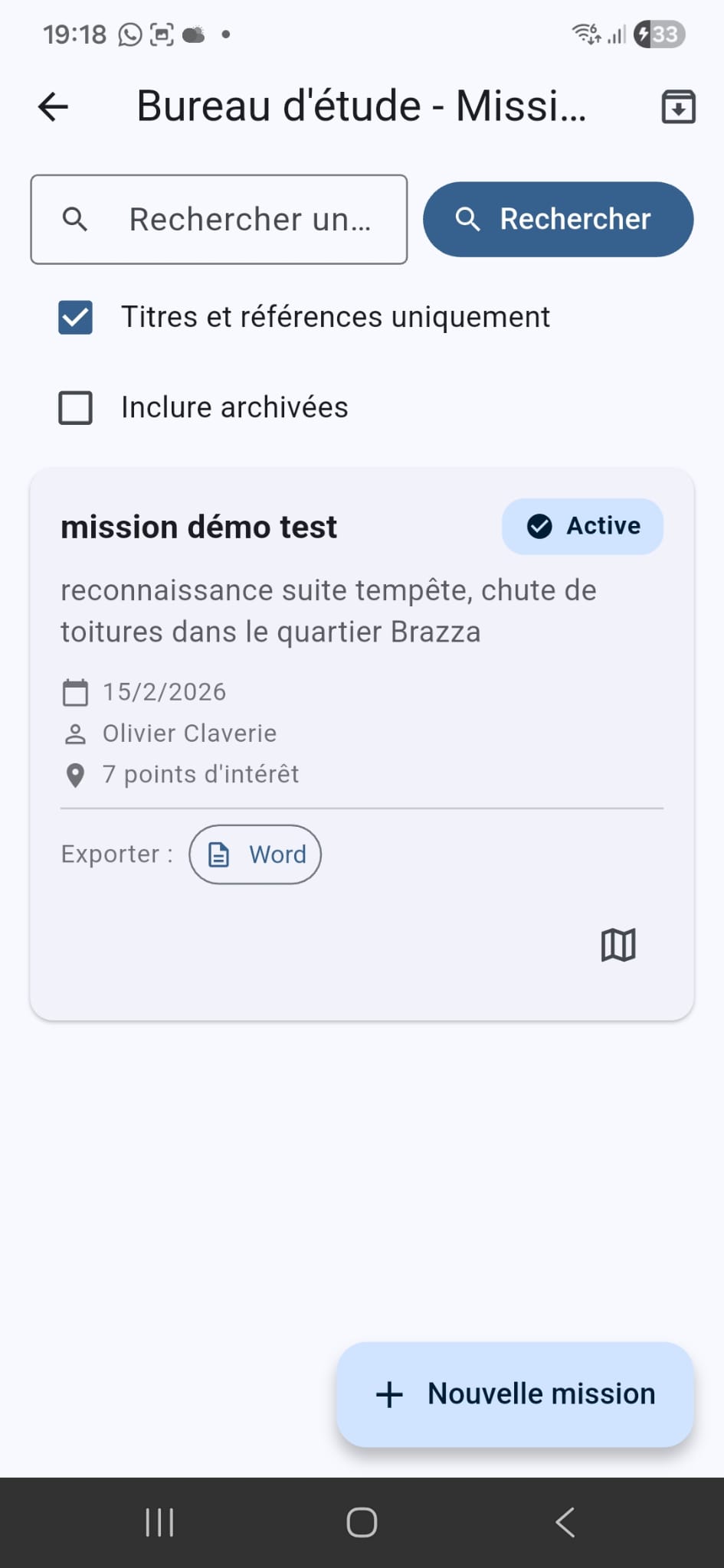 TopAssist — rapport de mission